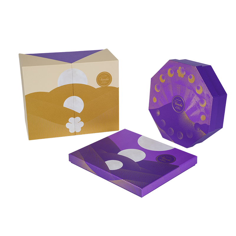 Scatola rigida per imballaggio di cioccolato a doppia porta