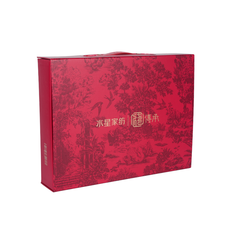 Scatole di carta laminata a forma di libro antivegetative e resistenti all'umidità per imballaggi tessili per la casa