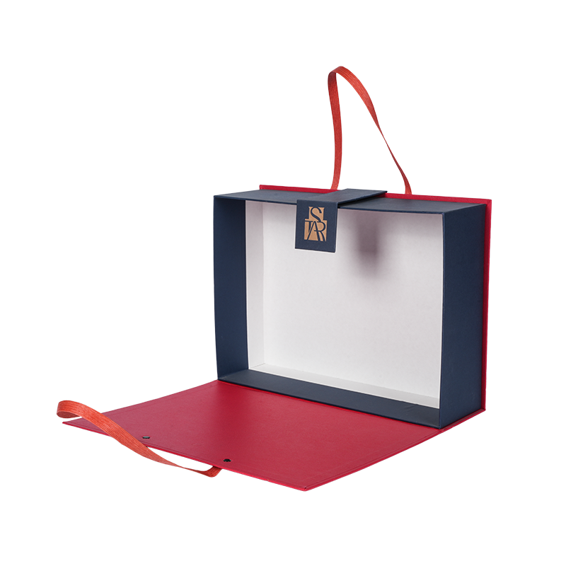 Scatole di carta laminata a forma di libro antivegetative e resistenti all'umidità per imballaggi tessili per la casa