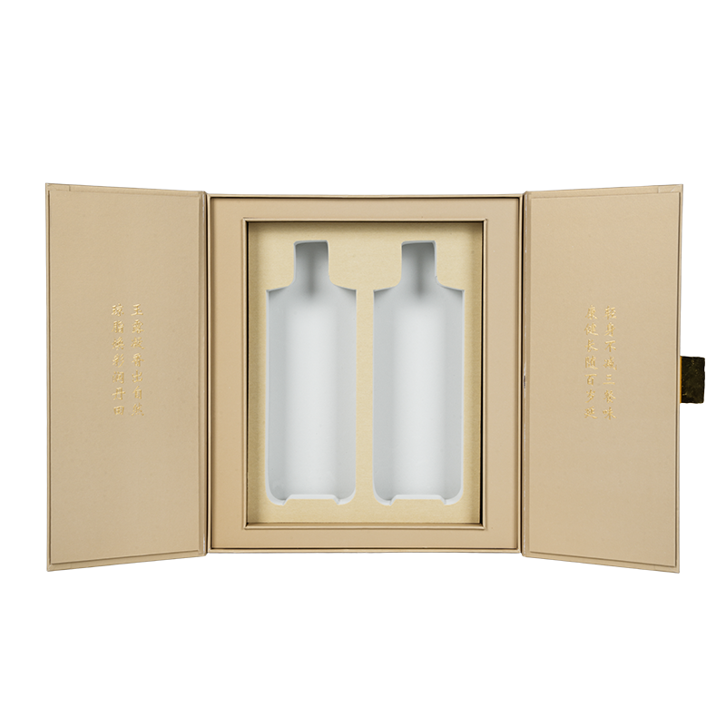 Scatola regalo rigida a doppia porta per olio commestibile