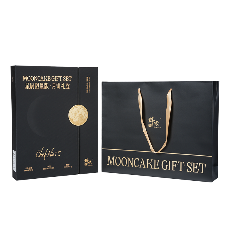 Borsa per il trasporto di torte in cartone kraft/bianco con manico resistente all'acqua