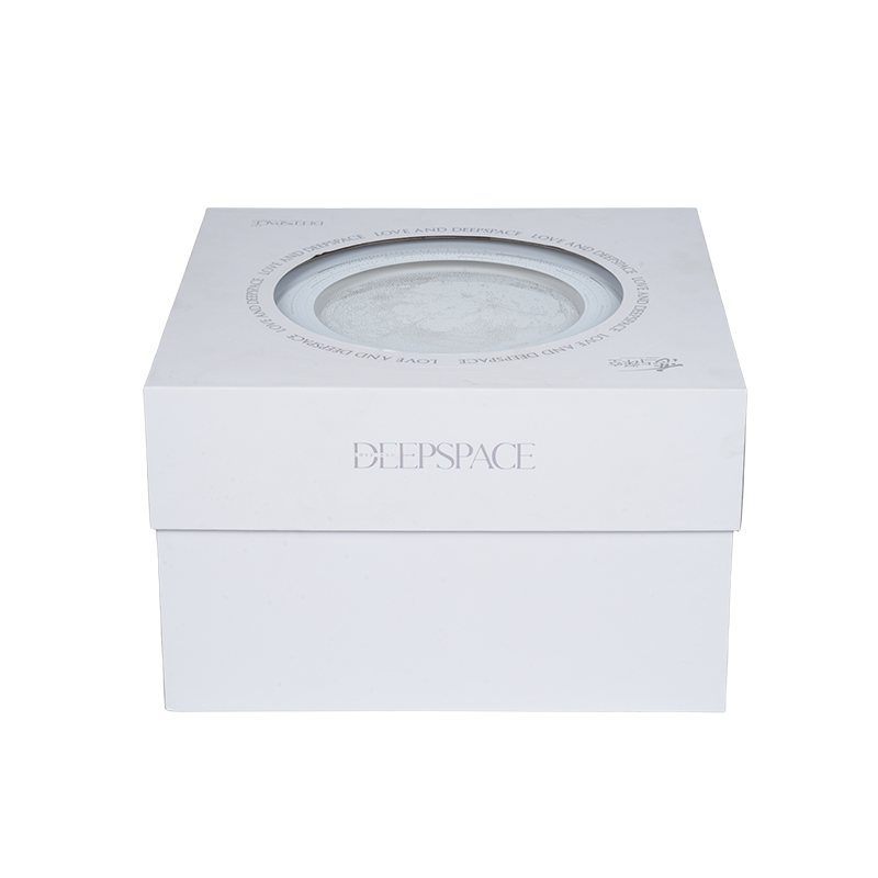 Scatola regalo rigida a forma di libro rotante/musicale a tema festivo