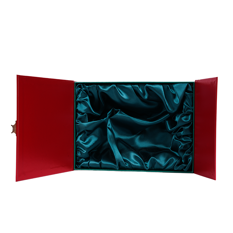 Scatola rigida per imballaggio di torte a doppia porta