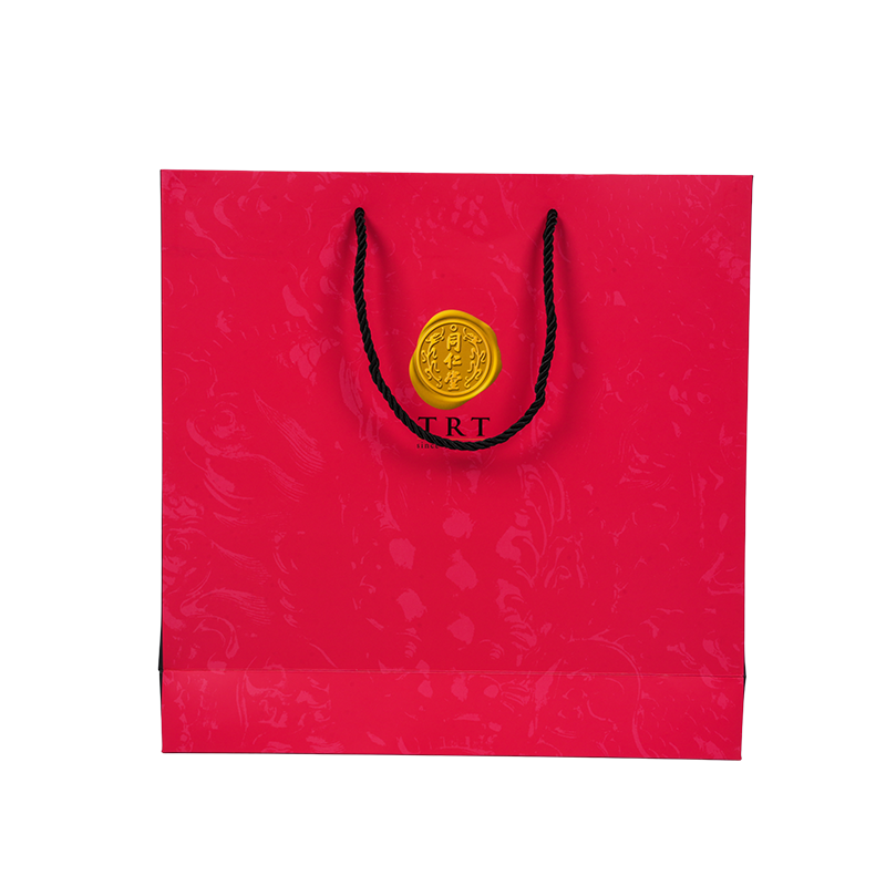 Borsa da trasporto in cartoncino bianco in stile verticale per integratori sanitari