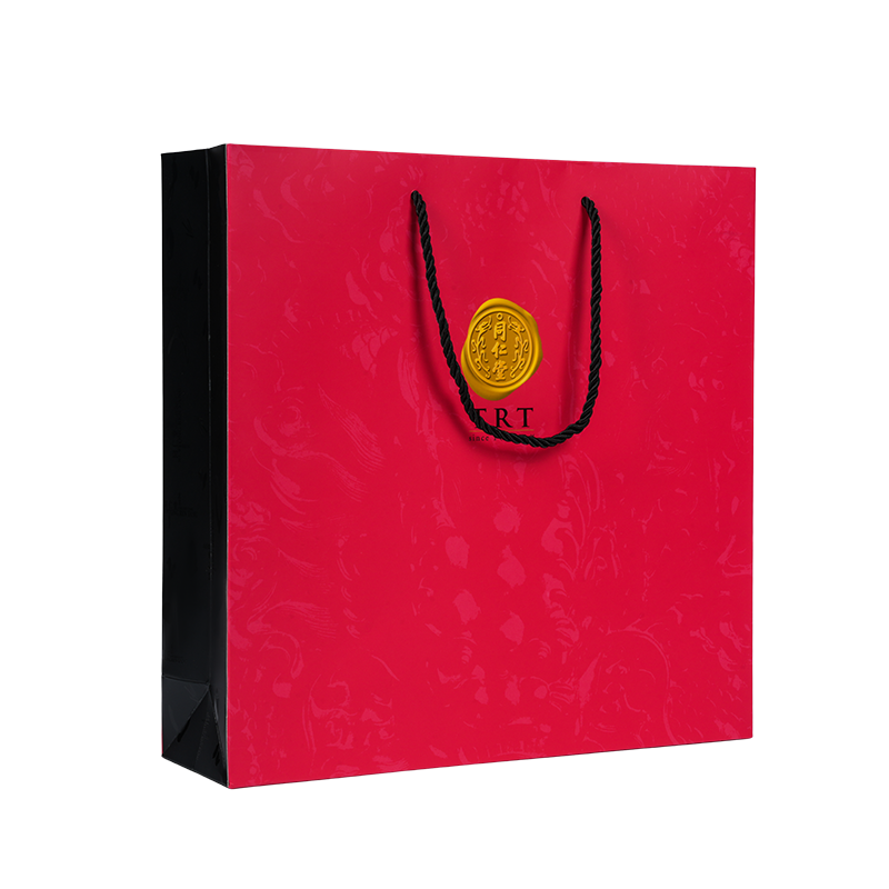 Borsa da trasporto in cartoncino bianco in stile verticale per integratori sanitari