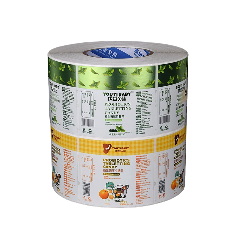 Etichetta adesiva in carta patinata