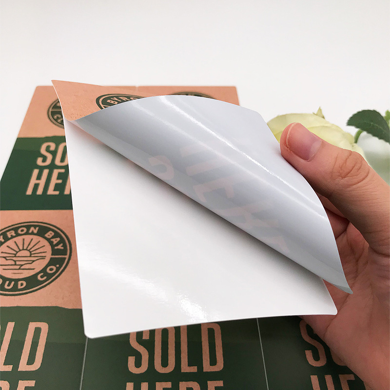 Adesivo in carta kraft per uso alimentare – etichetta per prodotti da forno e vendita al dettaglio