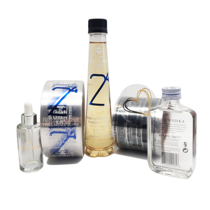 Etichetta della bottiglia di vino goffrata in lamina opaca