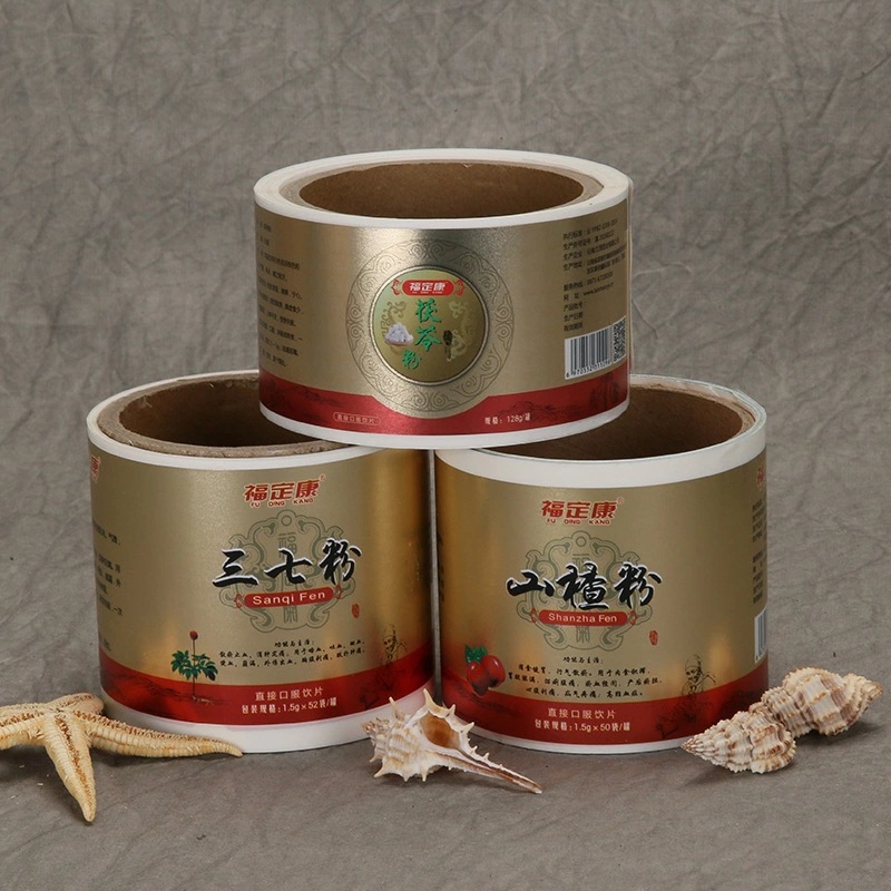 Etichette autoadesive per integratori sanitari