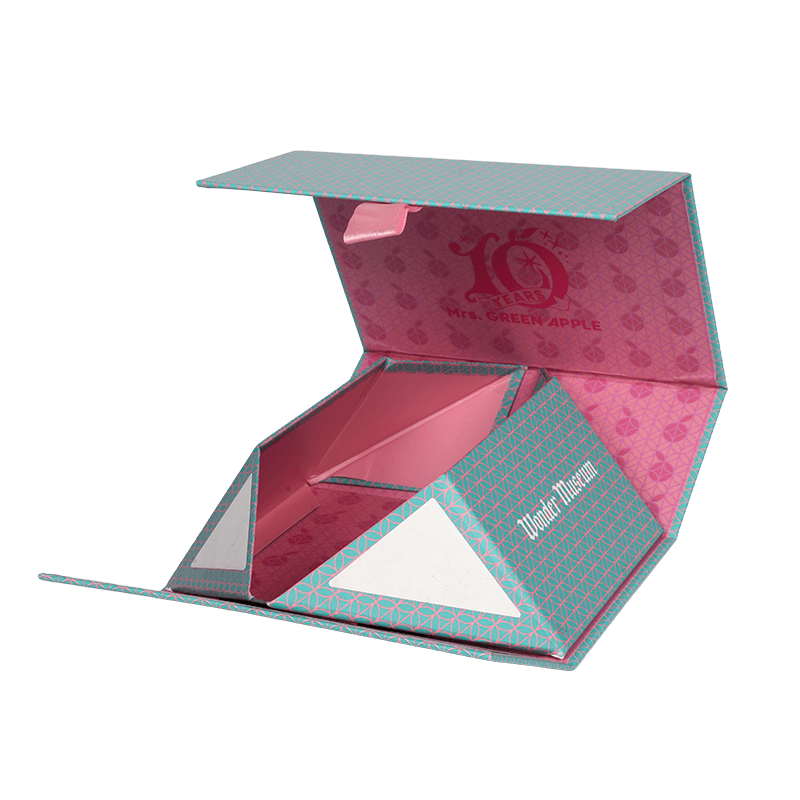 Confezione regalo pieghevole con display 3D con stampa lito-offset