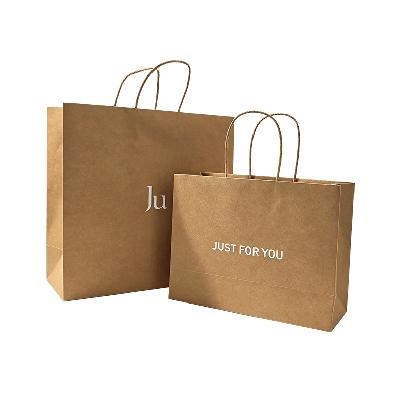 Sacchetti regalo in carta Kraft con logo personalizzato